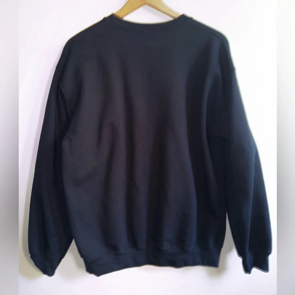 Princess Of Street Dogs Sweatshirt Women Size Medium Black Cotton Polyester - Picture 2 of 6